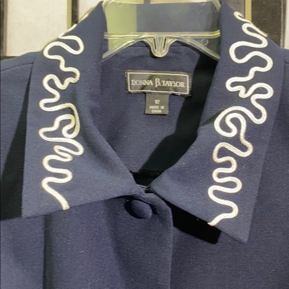 Donna B. Taylor Dress w/Jacket Size 12 - Picture 2 of 6